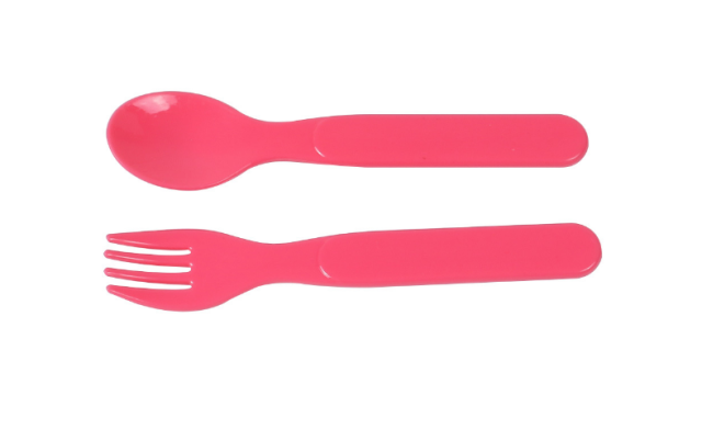 Portable kids spoon and forks