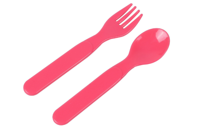 Portable kids spoon and forks