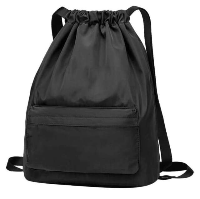 Waterproof bunched mouth drawstring polyester fabric bag