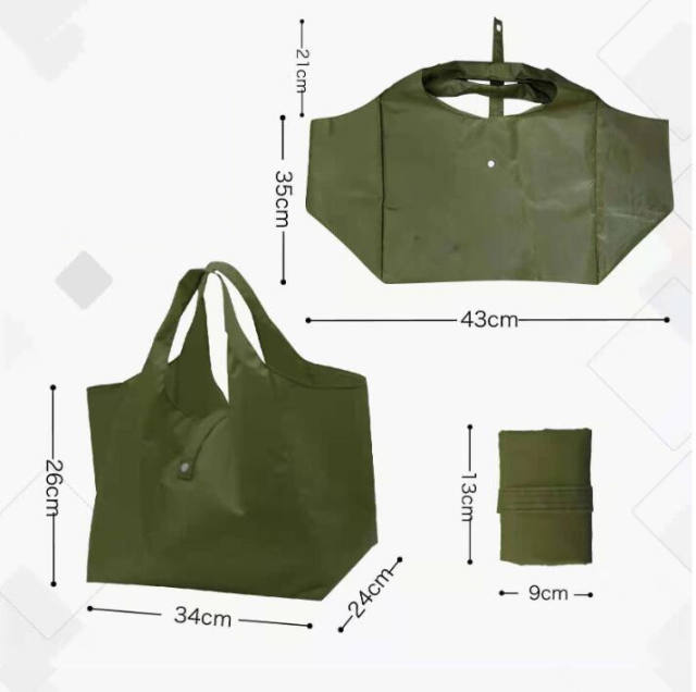 Foldable eco friendly big size shopping bag