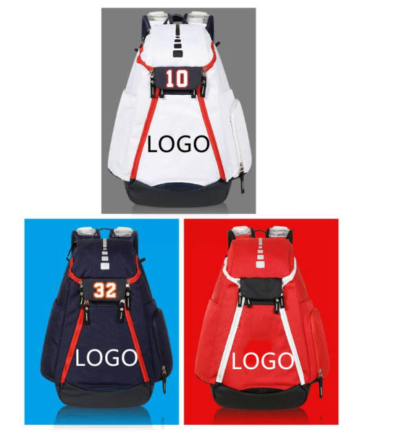 Foot basketball travel sports double backpack