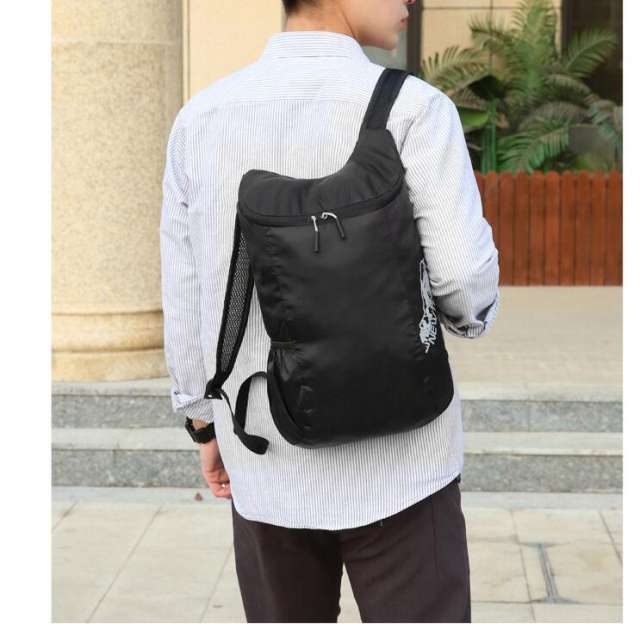Outdoor folding bag new storage skin backpack