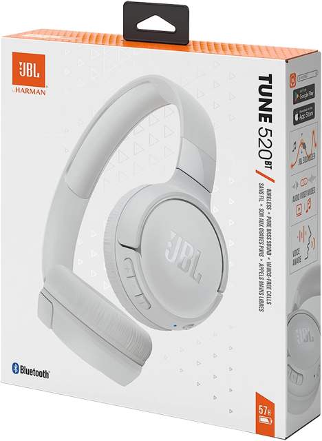 JBL 520BT over ear bluetooth wireless on-ear headphones