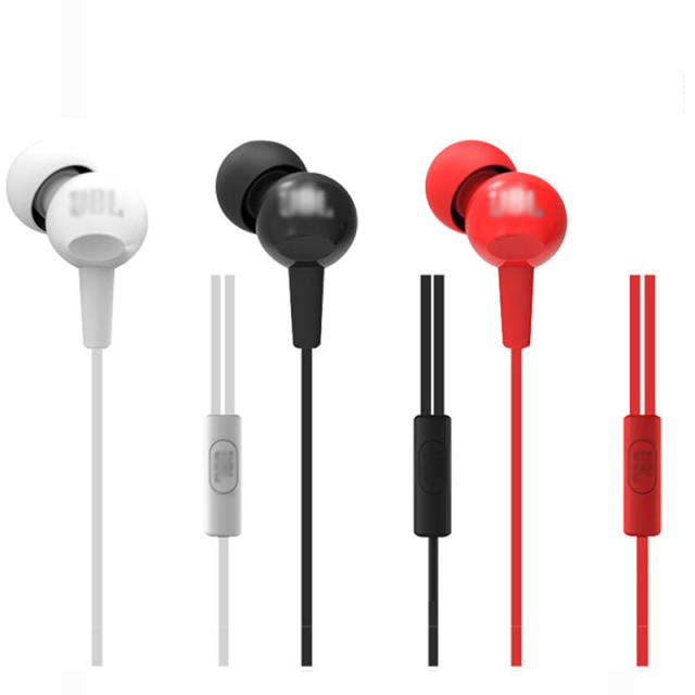 Original JBL C100SI Wired Earphones Music Deep Bass Sports Headset 3.5mm Jack In-line Control Handsfree C100si JBL Headset