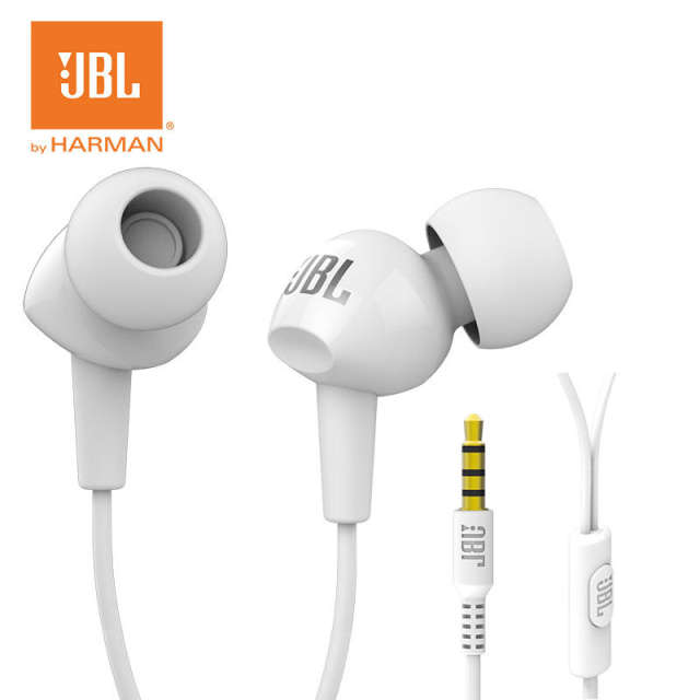 Original JBL C100SI Wired Earphones Music Deep Bass Sports Headset 3.5mm Jack In-line Control Handsfree C100si JBL Headset