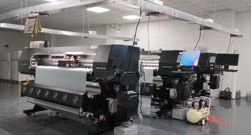 Customer's New Factory: Sublimation 15 Heads Printer