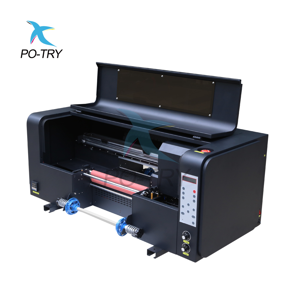 UV DTF printer，UV DTF tranfser with lamination，printing and laminating