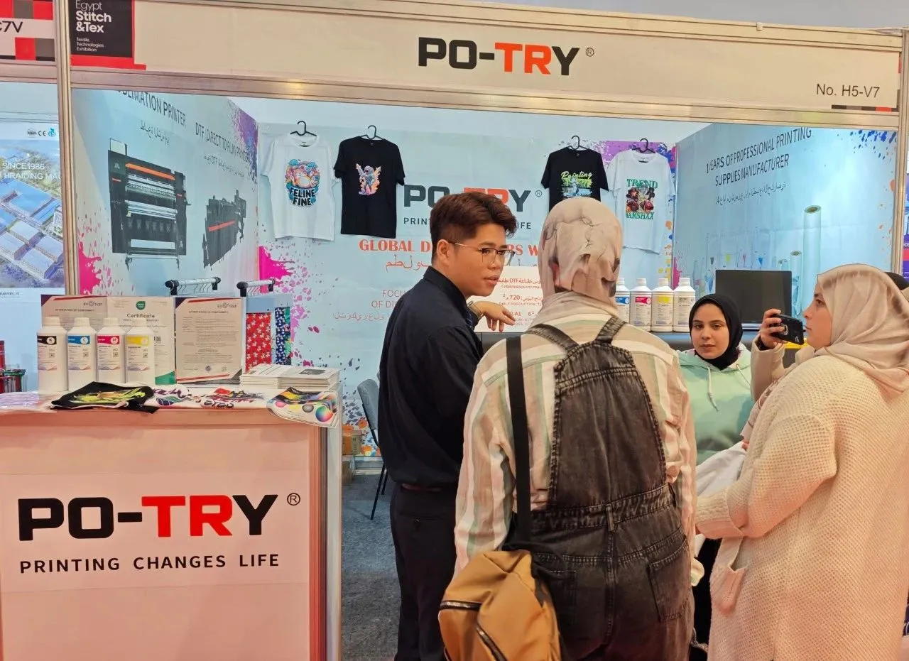 PO-TRY Brings Eco-friendly Printing Solution to Egypt Stitch & Tex 2025 1 format,webp format,webp PO-TRY Brings Eco-friendly Printing Solution to Egypt Stitch & Tex 2025 Po-try