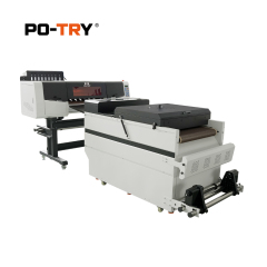 3 Printheads 9-color（Fluorescence color） 60cm(23.4'') DTF Printer