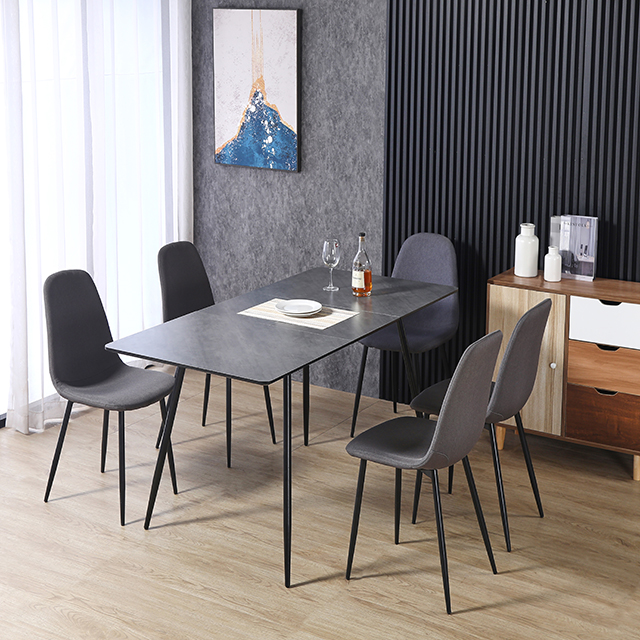 High Quality Hot Sale Design MDF Wooden Expandable Rectangular Dining Table