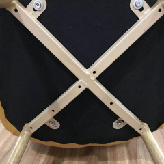 Popular New Product Modern Fabric Dining Room Furniture Metal Leg Dining Chair