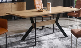 New modern dining table
