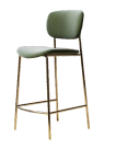 Stylish designer luxury replica furniture golden stay bar stool