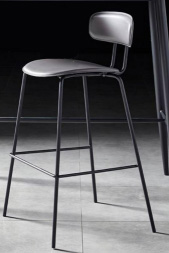 Best sale price home furniture modern leather pu vintage barstool chairs metal black/golden leg high bar stool bar chair