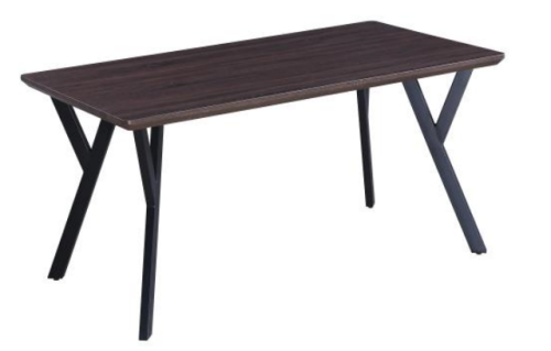 Living room coffee table multifunction dining table wooden coffee table with metal legs