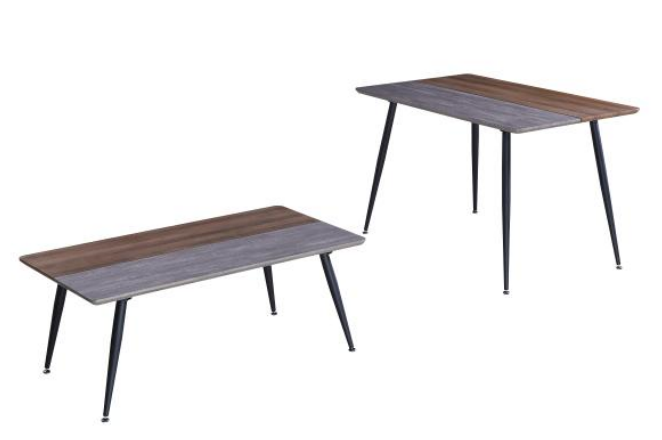 Hot sale modern new design light luxury metal frame legs 4 seats dining table