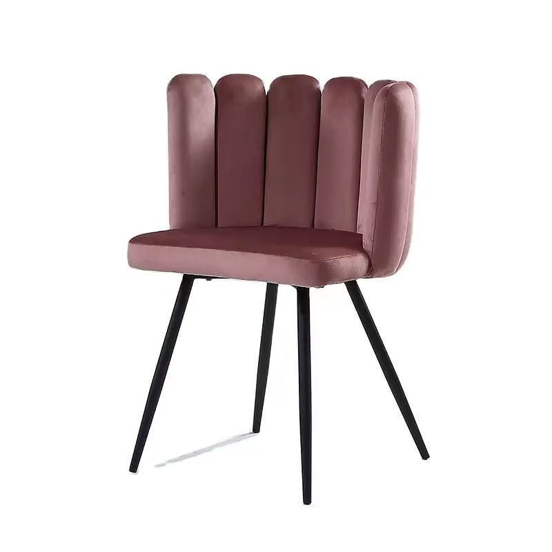 Wholesale design Nordic dining chair dining room table and chairs with metal legs