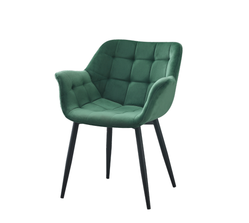 Dining Chair -Hot Selling Metal leg with Velvet