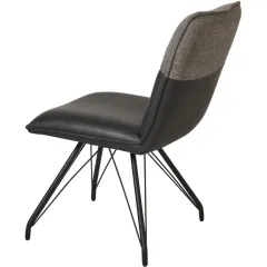 Popular New Product Modern Fabric Dining Room Furniture Metal Leg Dining Chair