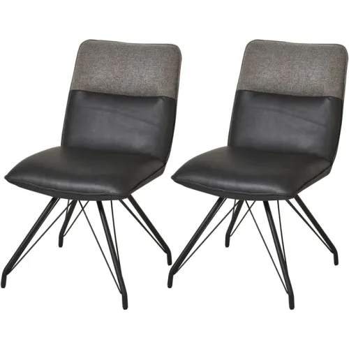Popular New Product Modern Fabric Dining Room Furniture Metal Leg Dining Chair