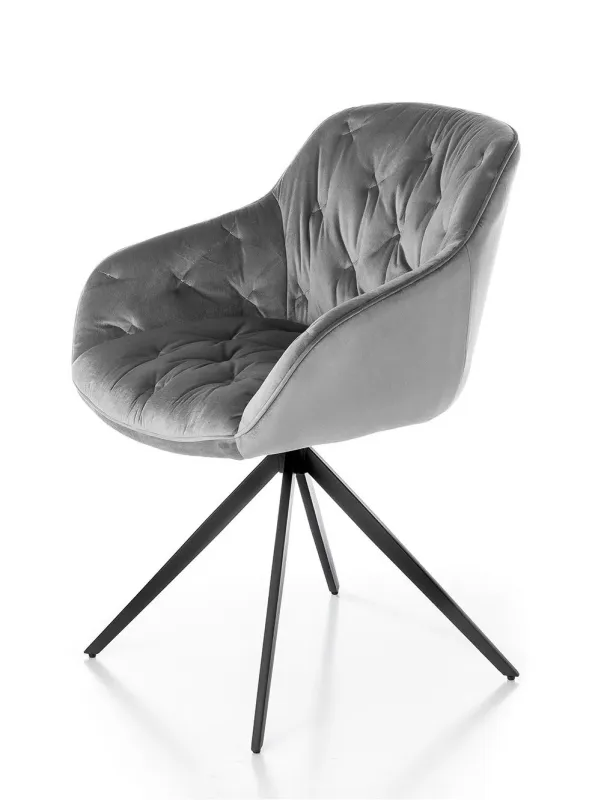 Velvet armchair