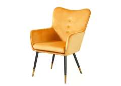 Velvet armchair