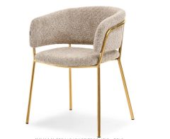 Boucle dining chair