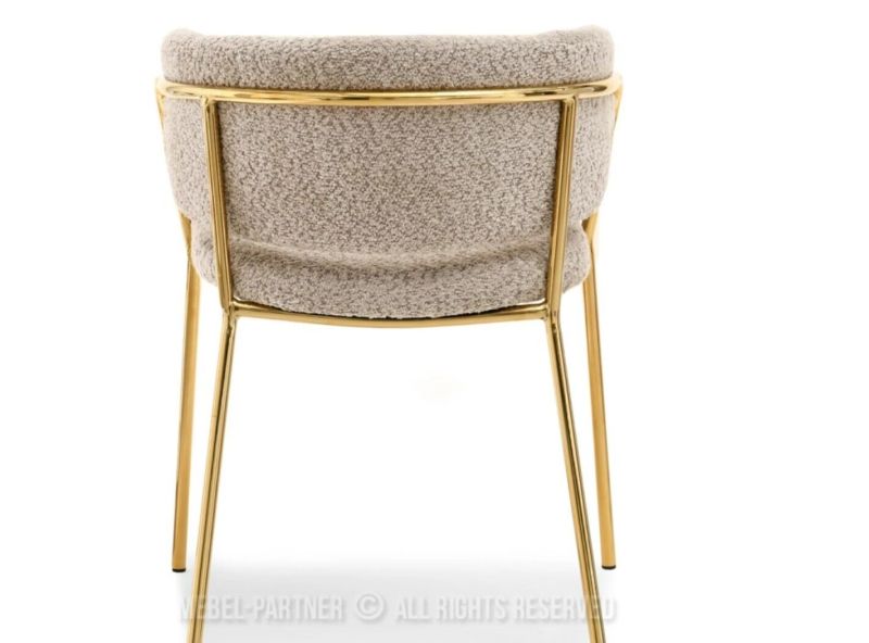 Boucle dining chair