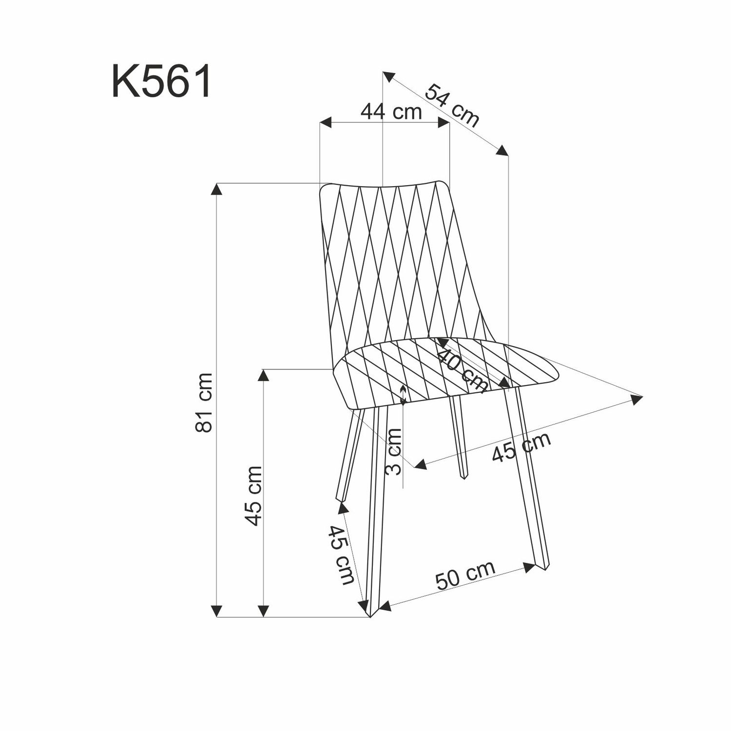 Modern dining chairs
