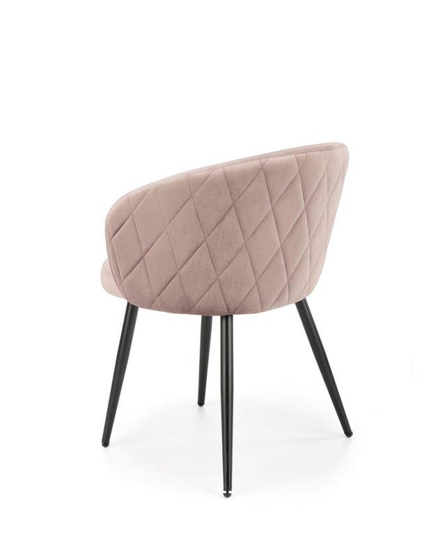 Velvet armchair