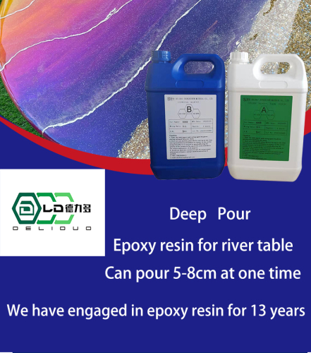 Epoxy resin deep pour
