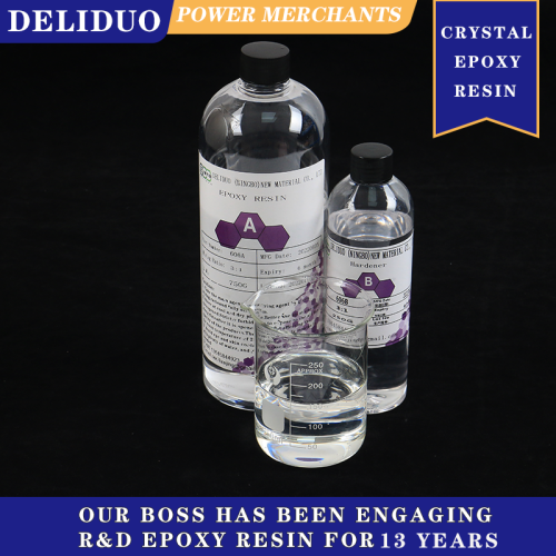 Crystal epoxy resin for small crafts