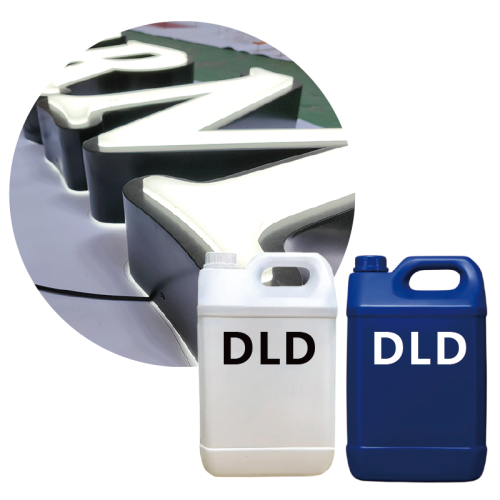 DLD Wholesale Best-selling Epoxy AB Glue / Rigid Adhesive for LED Illuminated Letters &amp; Stainless Steel Advertising Signs
