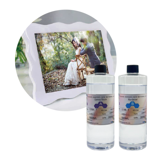 DLD Wholesale of popular high - transparency, self - defoaming, yellow - resistant epoxy resin AB glue for Korean - style photo frames