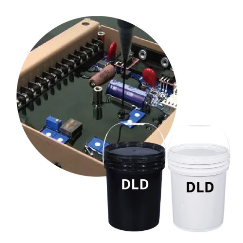 DLD Thermal Conductive Potting Two-Part AB Adhesive for Power Supply - Waterproof, High Temperature Resistant, Polyurethane Gap Filling Adhesive for Electronic Components