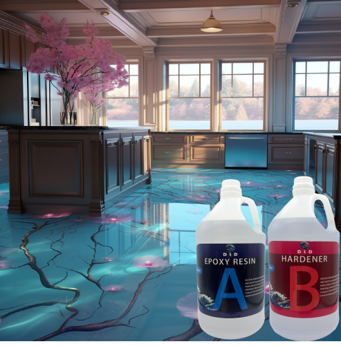 DLD High-Definition 3D Flooring Resin – Customizable Designs, Suitable for Themed Restaurants &amp; Entertainment Venues