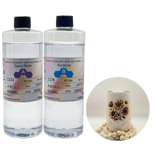 DLD 12-Hour Cure Premium Tumbler Epoxy - Self-Leveling System, Anti-Yellowing Protection, Strong Adhesion
