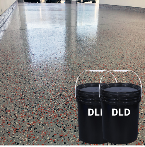 DLD High-Strength Rock Flake Floor Polyurea Coating – Impact-Resistant, Perfect for Garage &amp; Workshop Floors