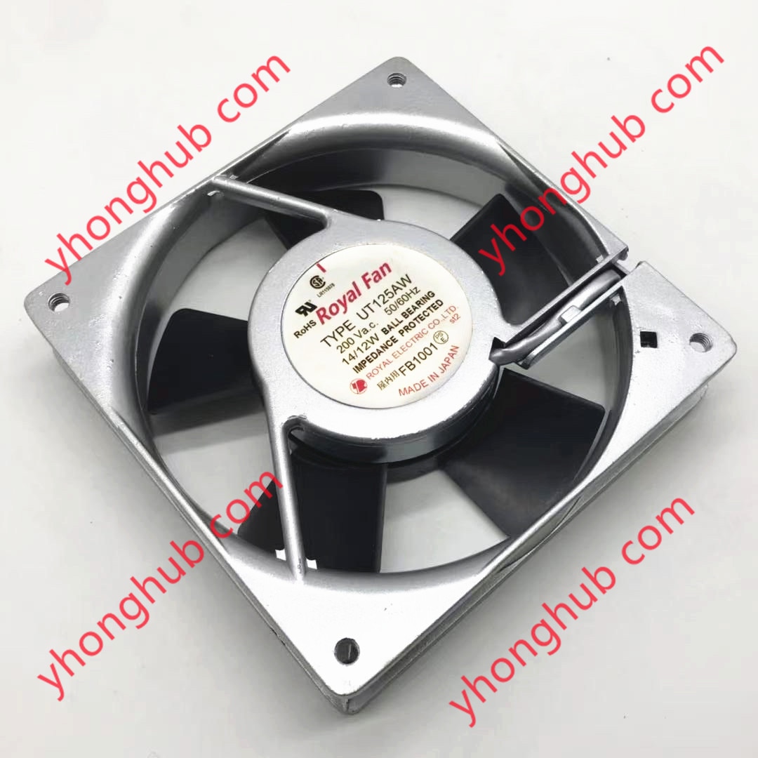 Details about   1pcs ROYAL UT120AW 100V 14/12W 120*25MM aluminium frame radiation fan 