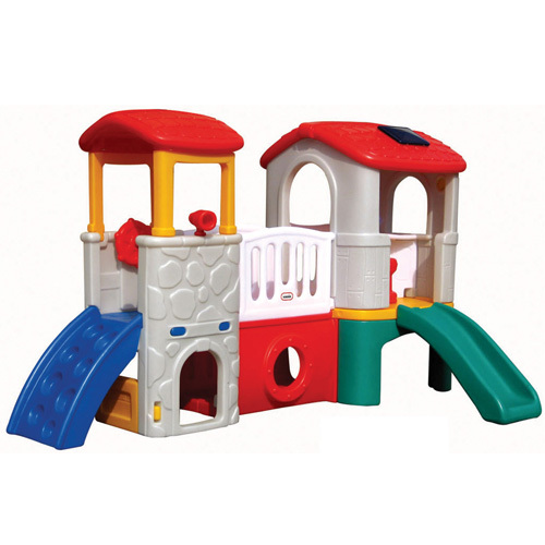 Indoor plastic slides
