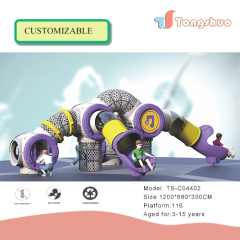 Outdoor Plastic Slide Playground Equipment