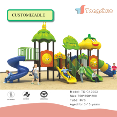 Outdoor Plastic Slide Playground Equipment