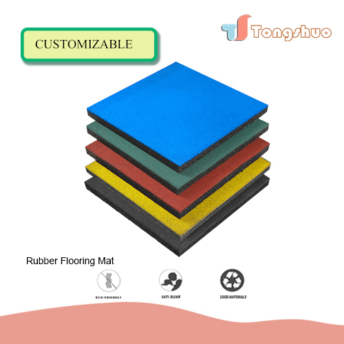 High qualitGym exercise Rubber flooring mats Outdoor gym tiles