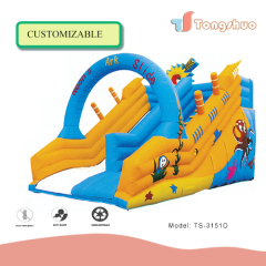 Inflatable bounce playground