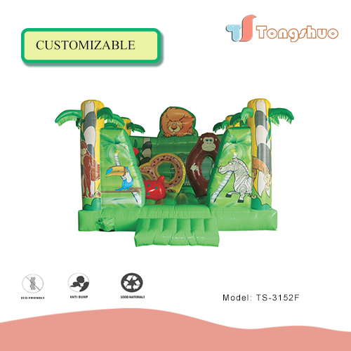 Inflatable bounce playground