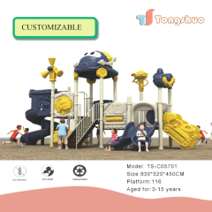 Outdoor Plastic Slide Playground Equipment