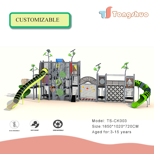 Outdoor Plastic Slide Playground Equipment