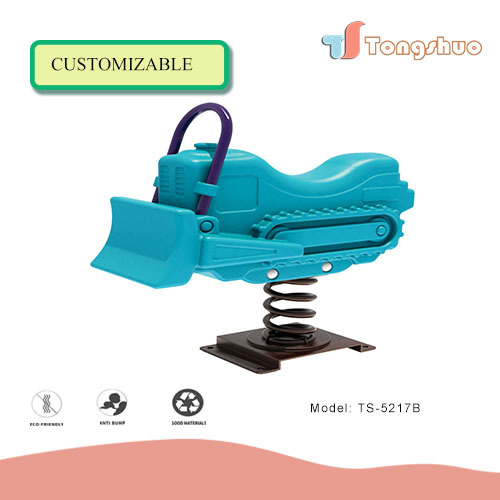 blue Spring Rider_shake ride for Child outdoor amusement park
