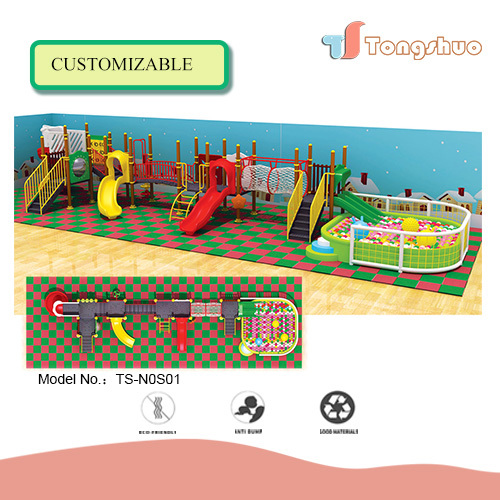 Baby soft playing slides with ball pits