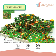 Jungle Theme Indoor Adventure Game Children Commercial Amusement Kids Slide Playground Theme Park